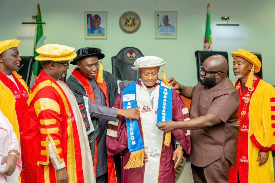 Nigeria's Governor Sani Decorated as WPRF Governance Ambassador